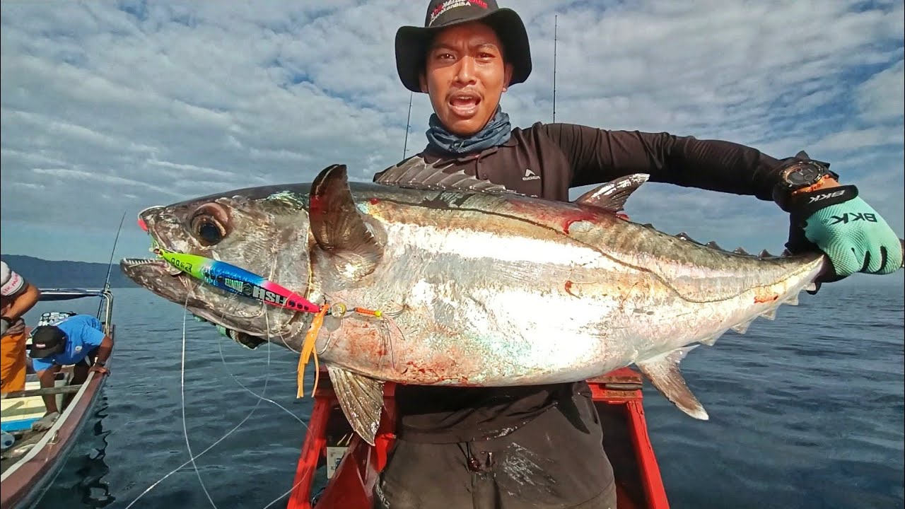 TARIKAN GANAS DOG TOOTH TUNA & RUBBY SNIPPER || Jigging Reel OH Shimano Ocea Jigger 2001NRHG #Part 1