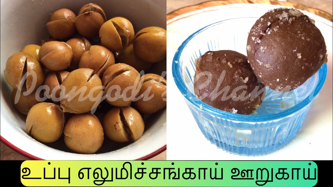 உப்பு எலுமிச்சை ஊறுகாய் | Salted lemon pickle | Chettinad lemon pickle | Poongodi’s Channel