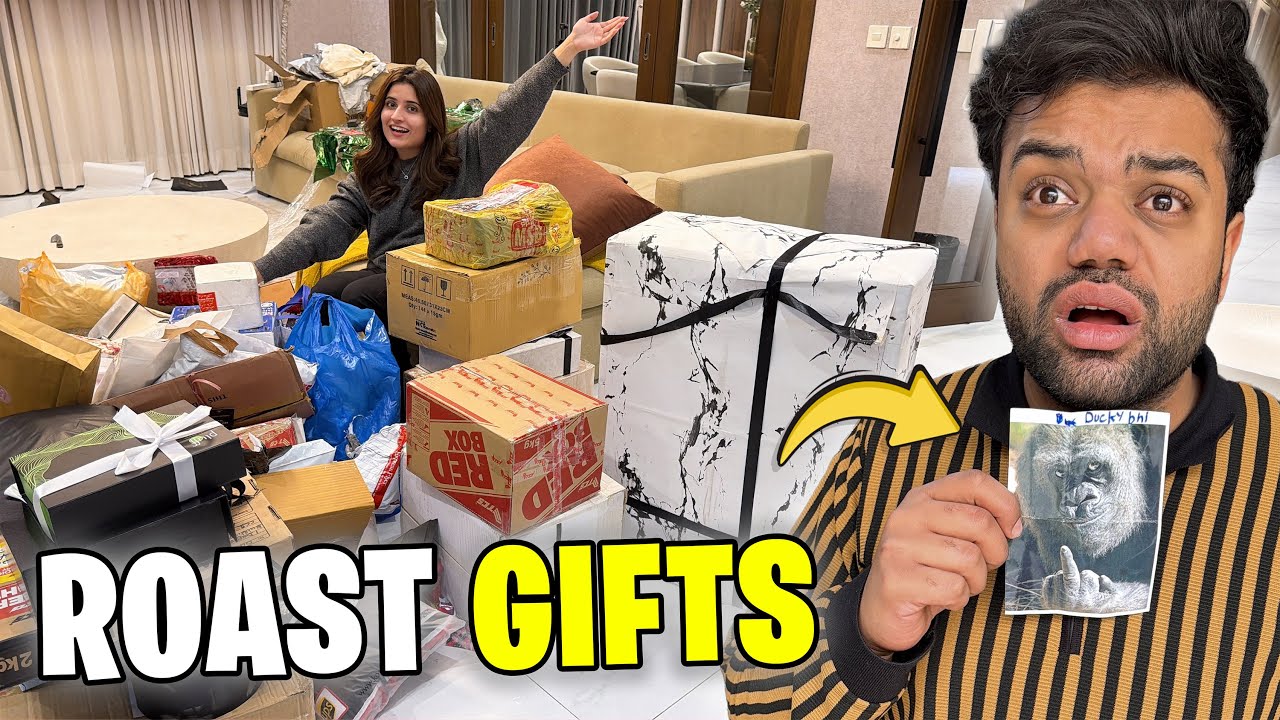 Fans Roasted Me With These Gifts 😭 | Fan Gifts Unboxing (Part 2) 😍