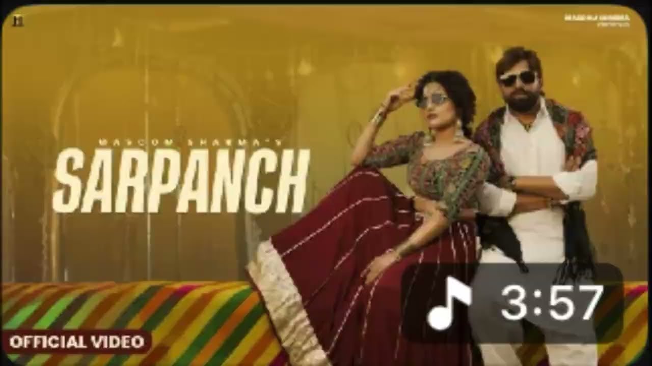 Sarpanch (Official Video) @MasoomSharma | Shiva Choudhary | Harry Lather | New Haryanvi Song 2025   
