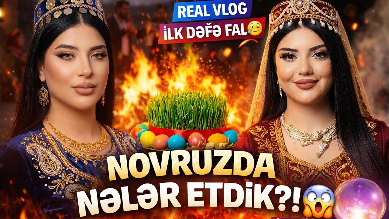 NOVRUZDA HƏM HAZIRLIQ,HƏM GƏZİNTİ! 😍 FAL DA BAXDIQ NƏ ÇIXDI?! 😳🔮