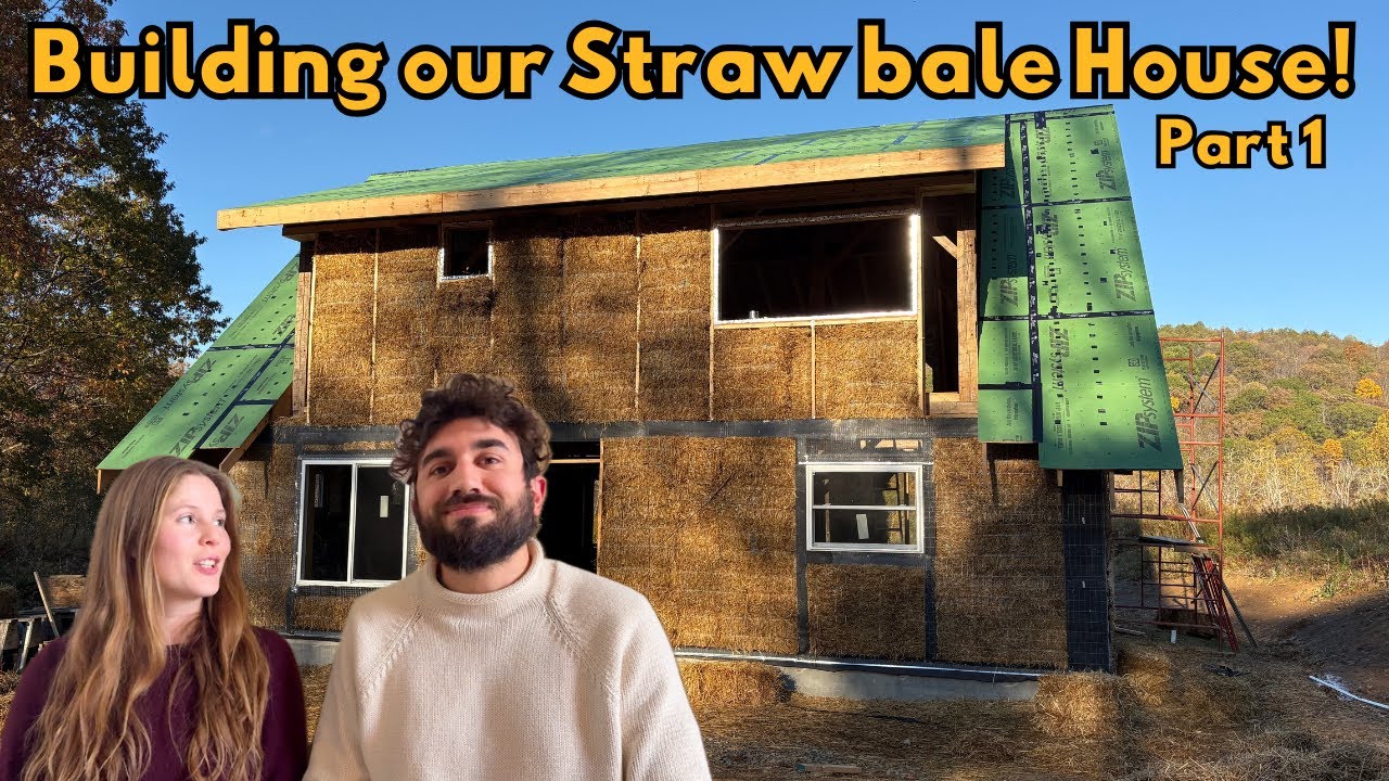 First 3 Months Building our Strawbale House