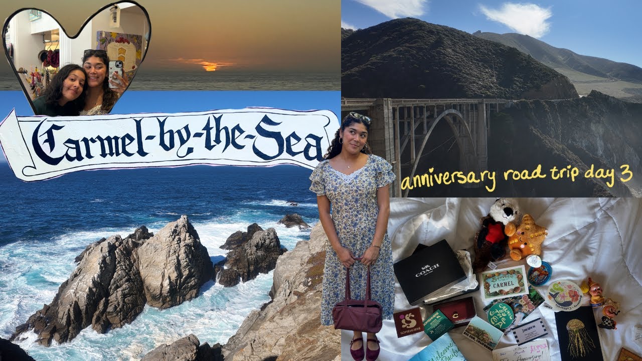 exploring Carmel and Big Sur 🌊🌳☀️ 🚙 travel vlog day 3!