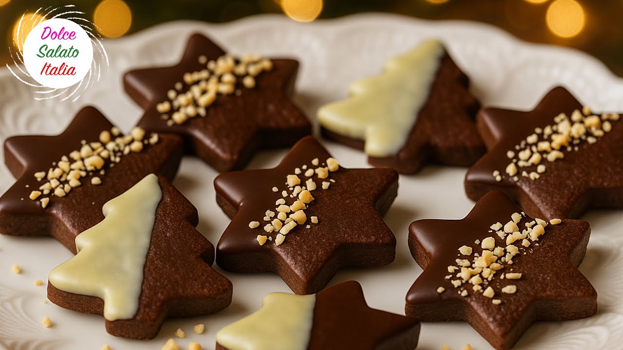 Biscotti di Natale al Cioccolato e Nocciole 🎄 – Eleganti, Profumati, Irresistibili #perte