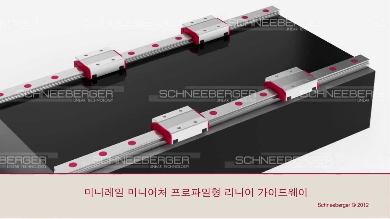 SCHNEEBERGER Linear bearing MINIRAIL Korean wz