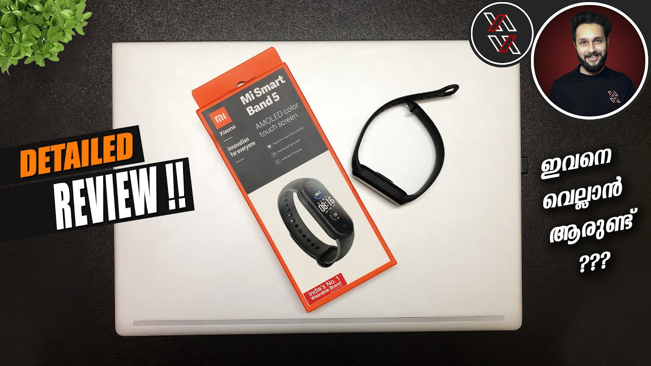 Mi Band 5 Review Malayalam with Detailed Unboxing and Comparison with Mi band 3