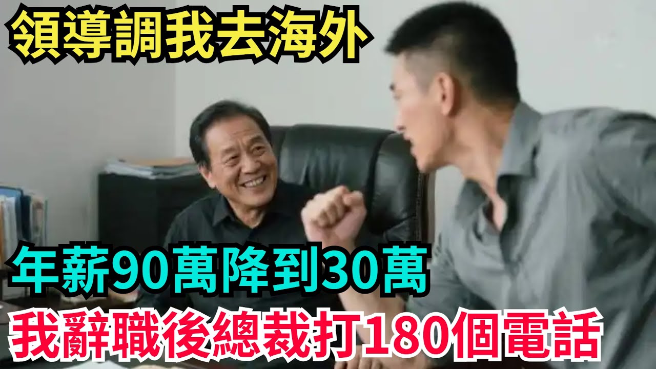 領導調我去海外，年薪90萬降到30萬，我辭職後總裁打180個電話【奇聞秘事】#奇聞#案件#真相#揭秘#秘事#故事#案件解讀
