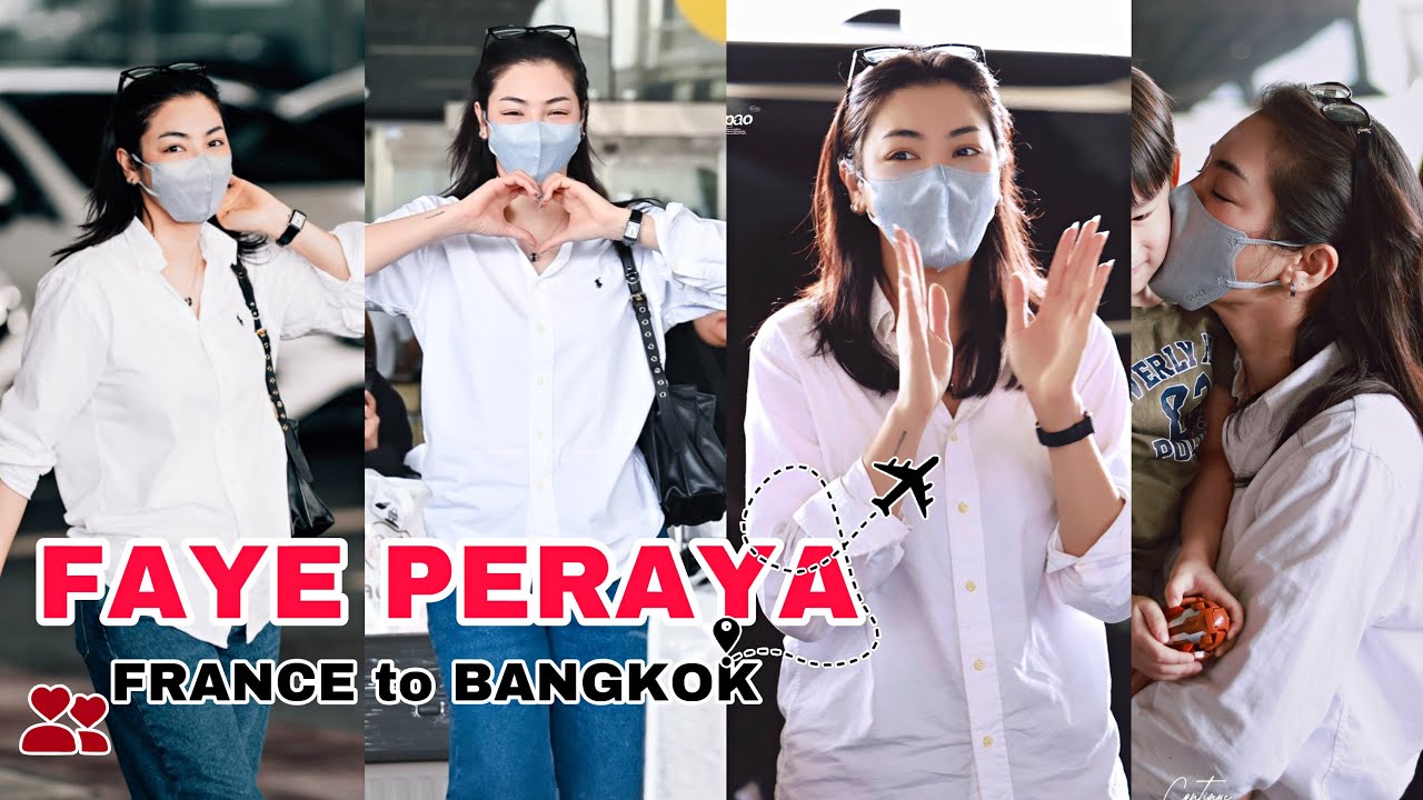 FAYE PERAYA 🇫🇷 Cannes, France to 🇹🇭Bangkok🛬 |20250525 | Airport Scene