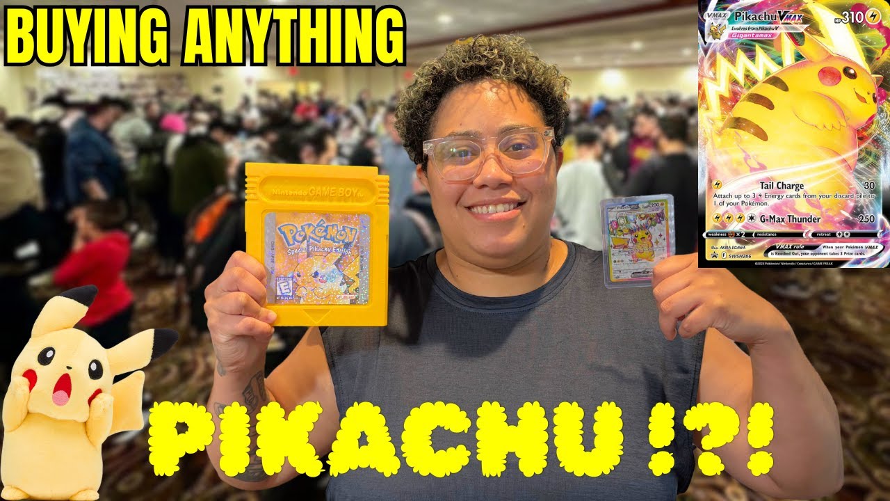 Only Pikachu Hunt at Woodbridge Card Show! Rare Finds Inside!