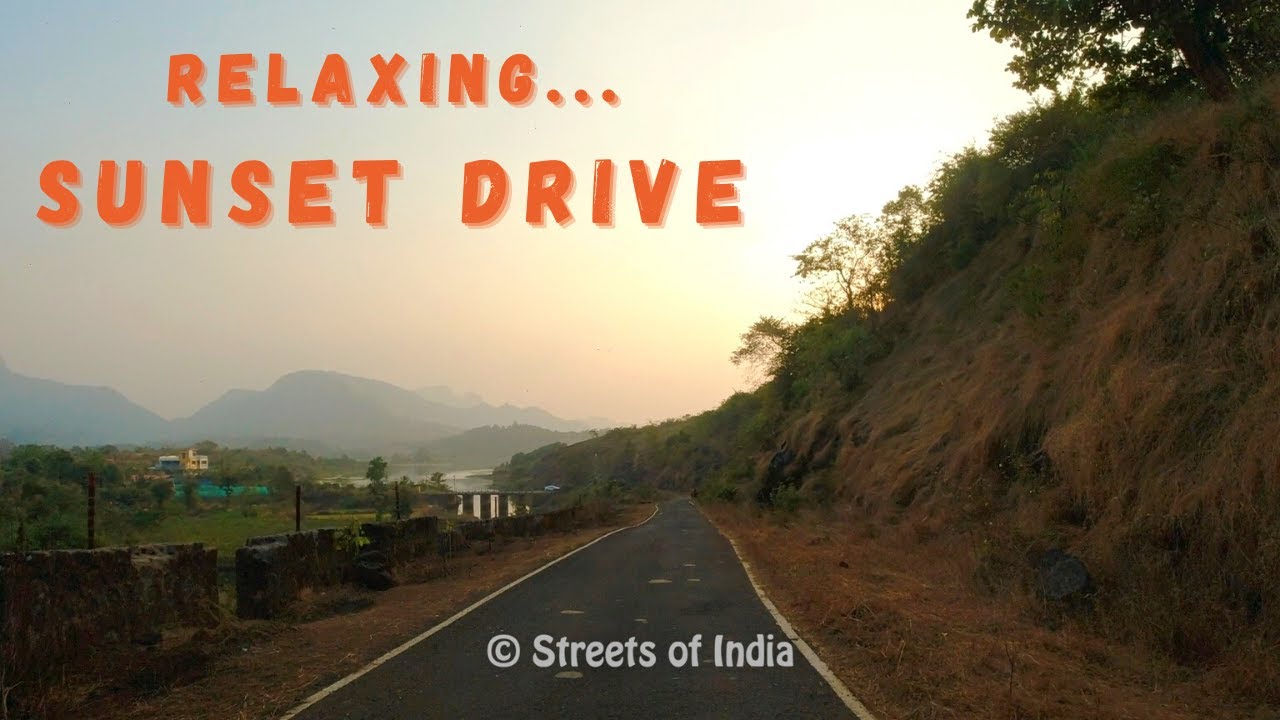 Relaxing Sunset Drive | Near MUMBAI | STREETS OF INDIA |