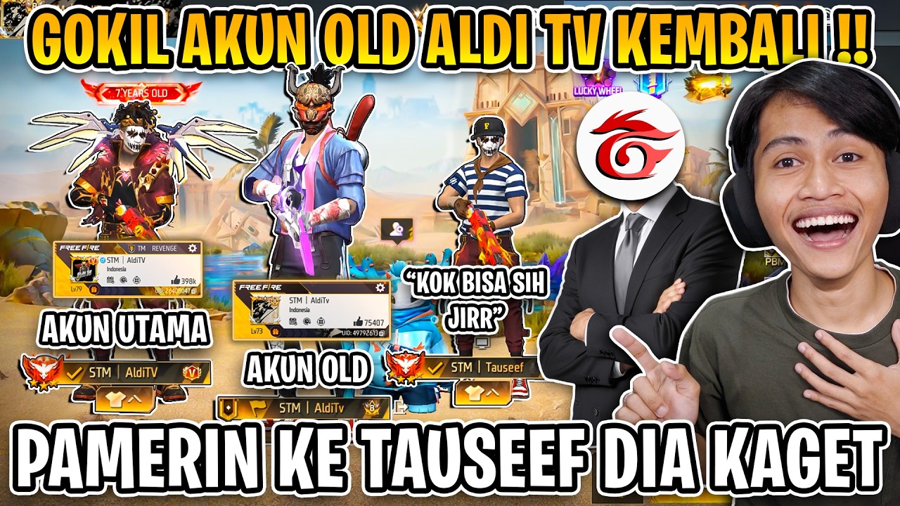 AKUN OLD ALDI TV KEMBALI !! PAMERIN KE TAUSEEF DIA GAK PERCAYA KEBUKA LAGI 🤣