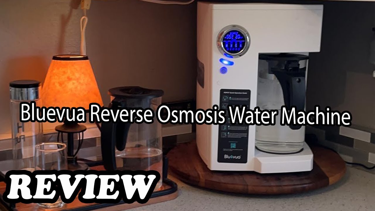 Bluevua Reverse Osmosis Water Machine Review | BEST WATER?