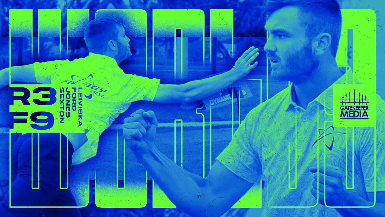 2021 Disc Golf World Championships | RD3, F9 CHASE | Leiviska, Ford, Jones, Sexton | GATEKEEPER