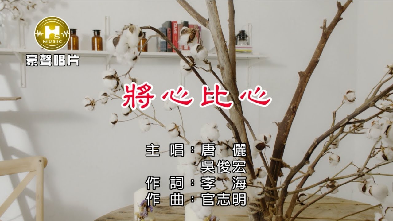唐儷 - 將心比心 vs吳俊宏【KTV導唱字幕】1080p HD