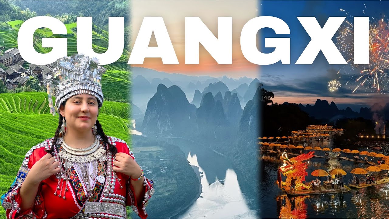 ГУАНСИ, КИТАЙ🇨🇳 ОБЯЗАТЕЛЬНО К ПОСЕЩЕНИЮ! КРАСОТА КИТАЯ 💚 #китай #путешествияпокитайскомурегиону #...