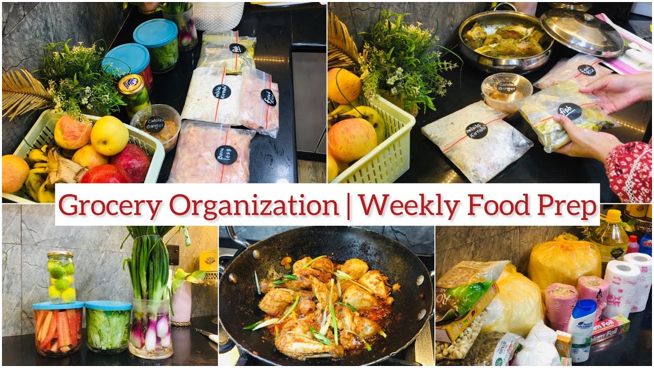 Monthly Grocery Organization | Weekly Menu Plan Preparation | Dhaba Style Chicken Karahi