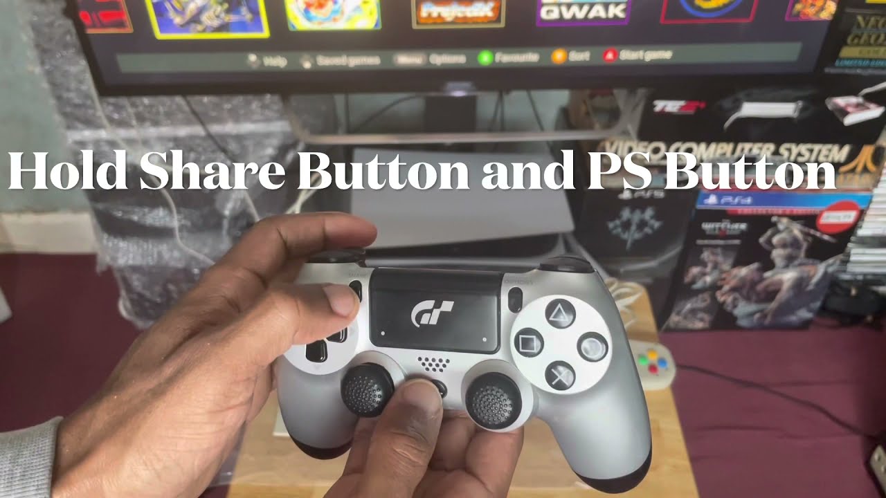 How To Play Games Using The DualShock 4 Controller On The A500 Mini Console (100%Works)