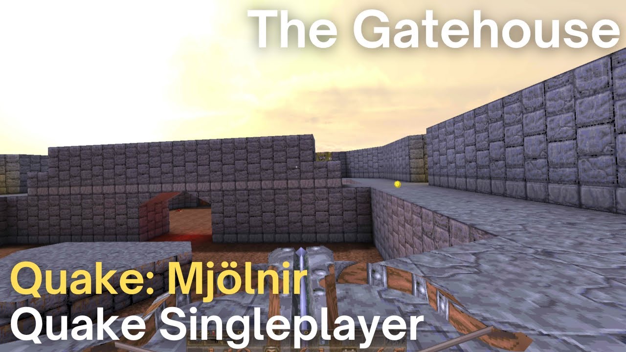 Quake Singleplayer - Quake: Mjölnir  - The Gatehouse (h1m3)