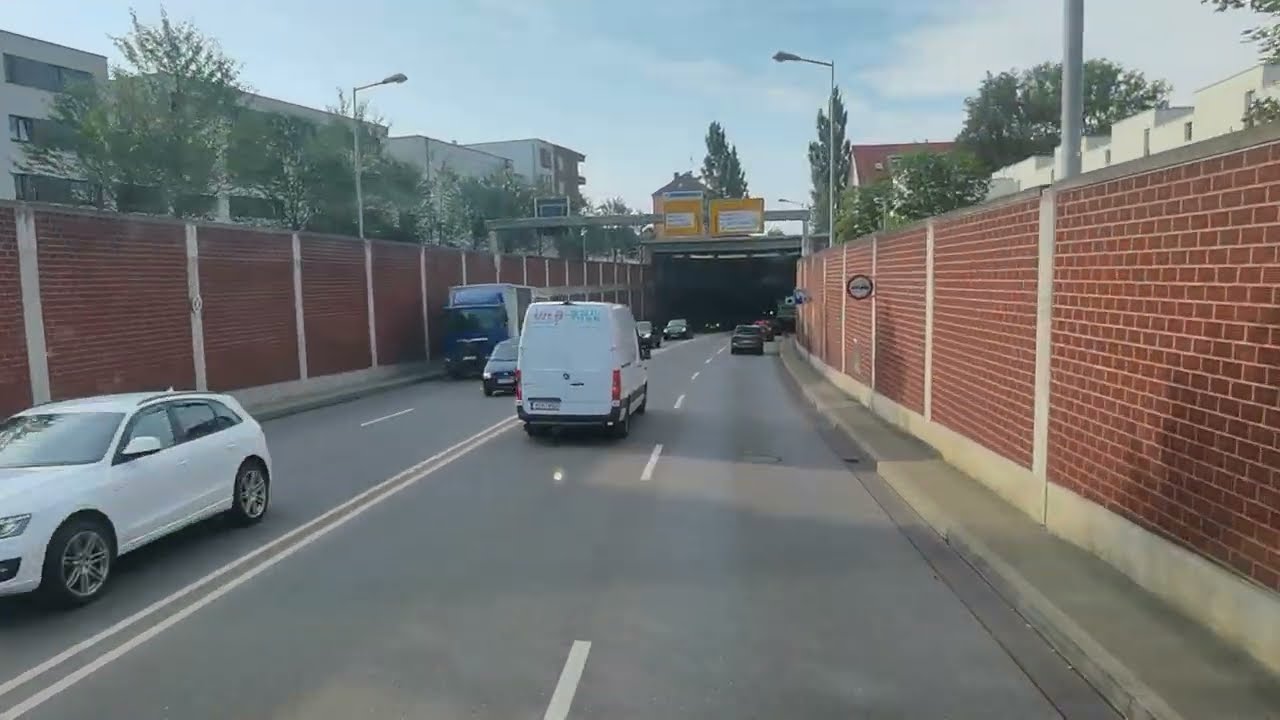 Mercedes Actros 1853 - Fahrt Augsburg nach Weilheim-Schongau - Augsburg Innenstadt bis Auffahrt B17