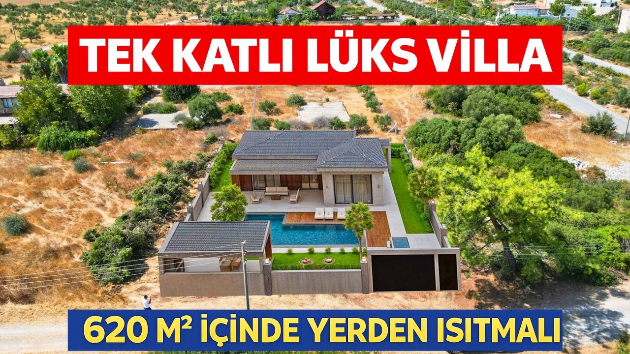 🏡 Kendi İnşaatımız | Didim Seyrantepe’de Emsali Zor Bulunur Yerden Isıtmalı Villa (D-49)