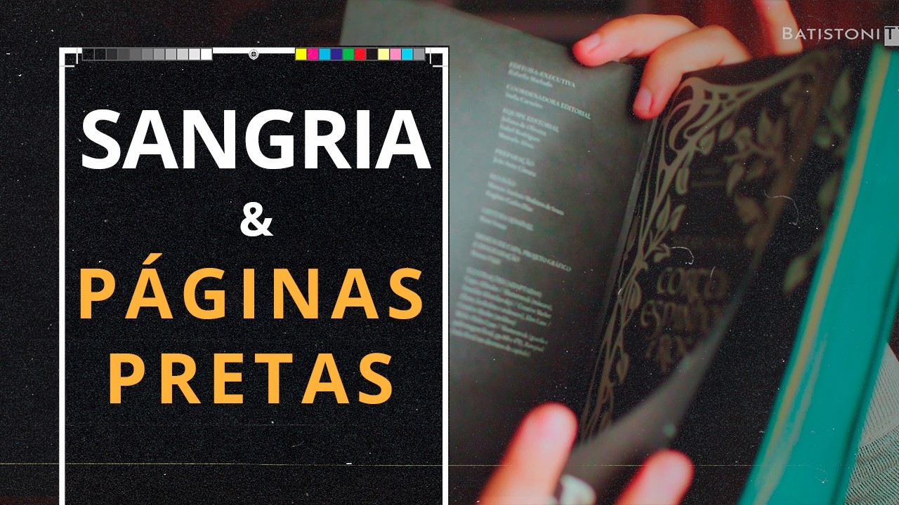 Marcas de Sangria e Páginas Pretas em Livros