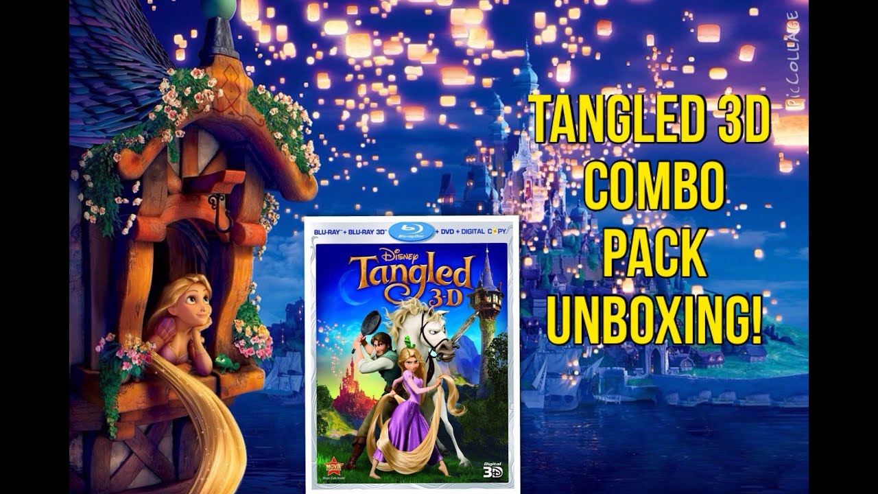 Tangled 3D Blu-ray combo pack Unboxing!