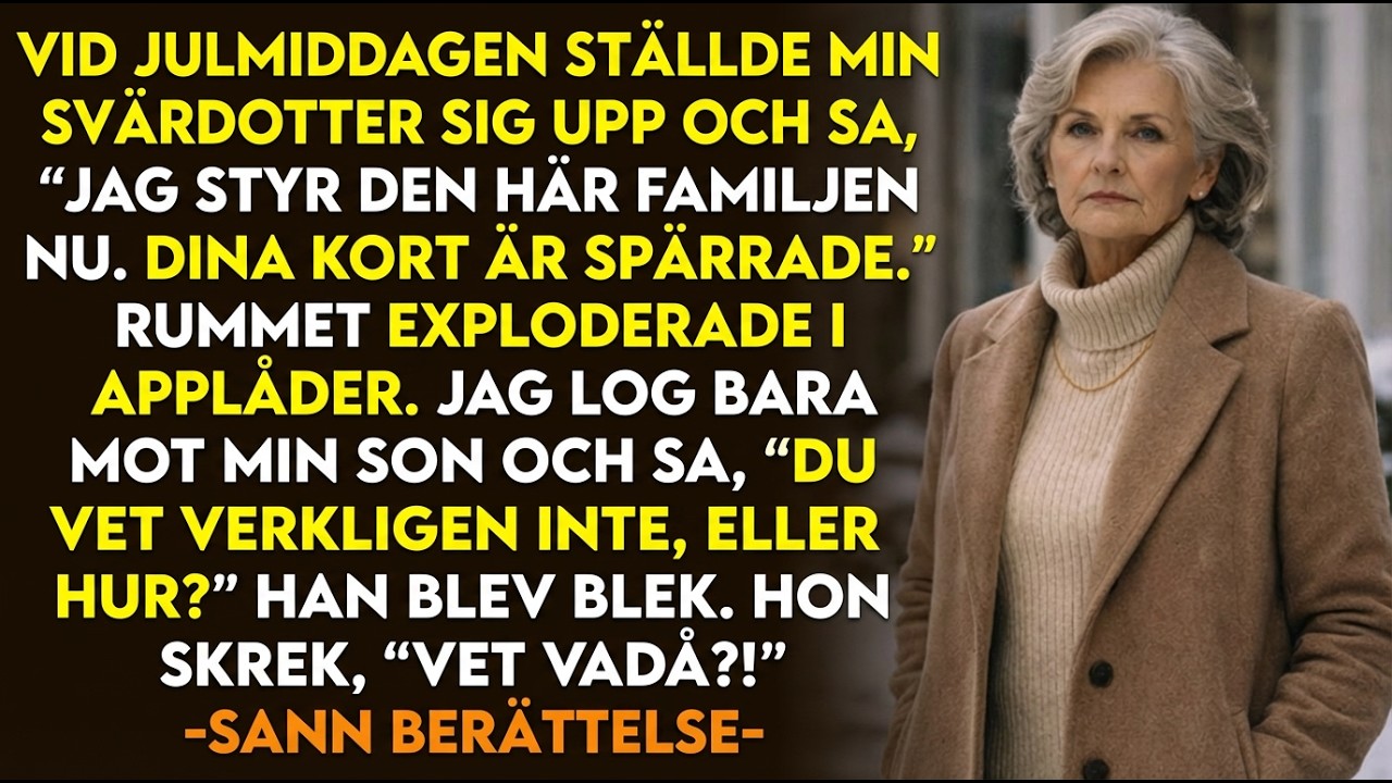 HENNES SANNA HISTORIA 👵💔Min svärdotter tog över vid jul—log och ställde en fråga...