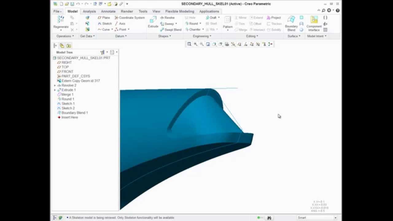 Top Down Design using Skeleton Assemblies - Part 3 - Sub-Skeleton Development