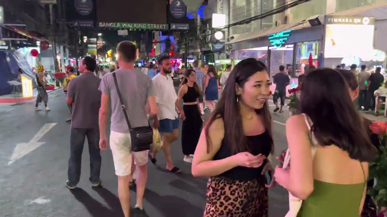 Uncensored Bangla Walking Street👙🔥As If You Were There 👙Feb 2023 Phuket Thailand Night life