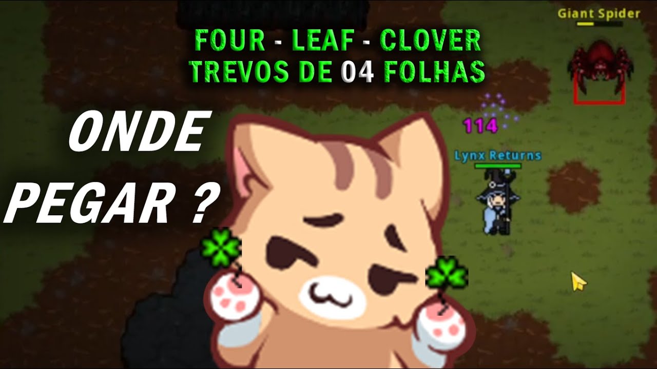 Lawl MMORPG Online - Trevos da Sorte (Four Leaf Clover) Onde Pegar ?