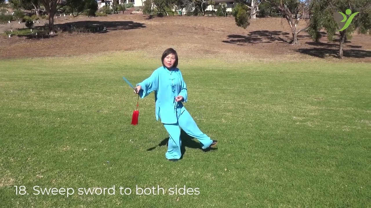Tai Chi 42 Sword rear view