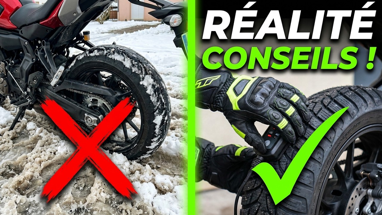 comment faire de la moto en hiver
