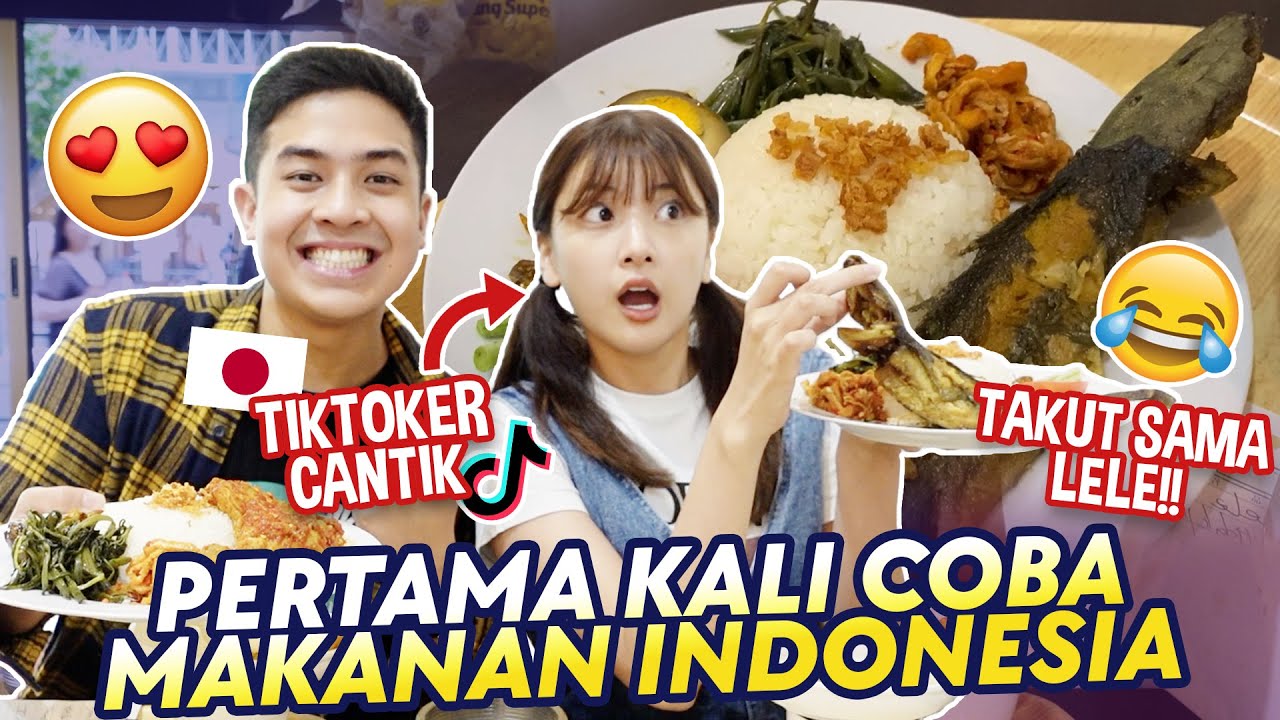 TRAKTIR TIKTOKER CANTIK JEPANG MAKANAN INDONESIA UNTUK PERTAMA KALINYA!