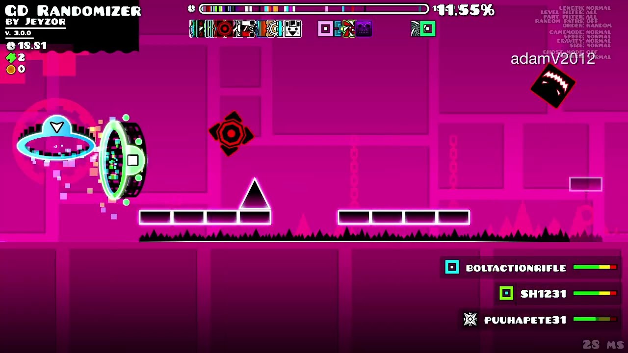 GD Randomizer on globed is WEIRD...