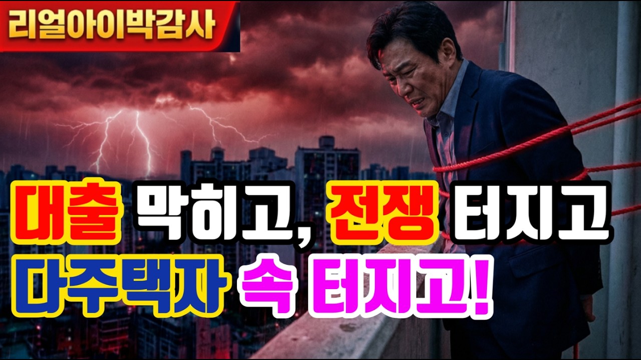 [리얼아이박감사]대출막히고, 전쟁 터지고, 다주택자 속터지다!!