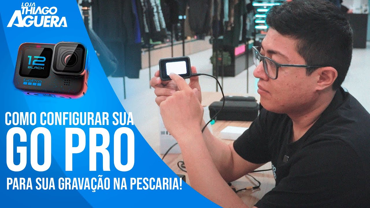 GO PRO - Como configurar sua go pro pra filmar o dia todo de pescaria?