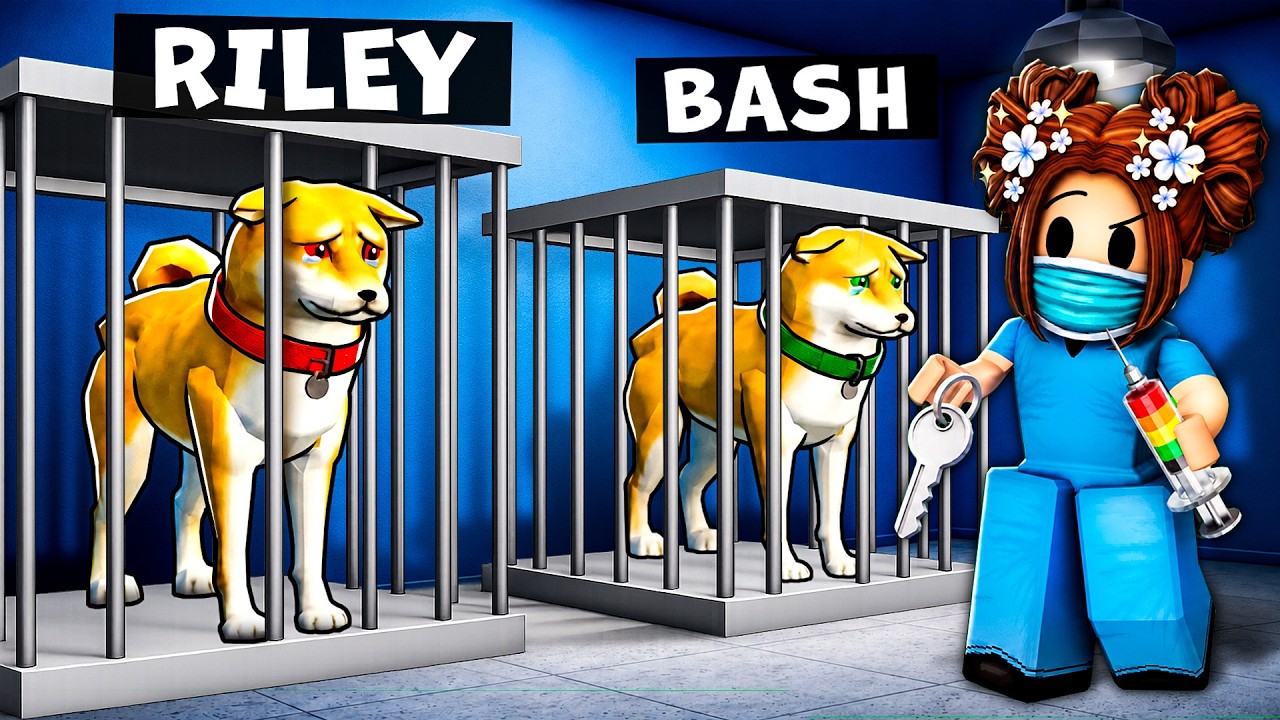Surviving 100 DAYS In Roblox ESCAPE THE DOG POUND