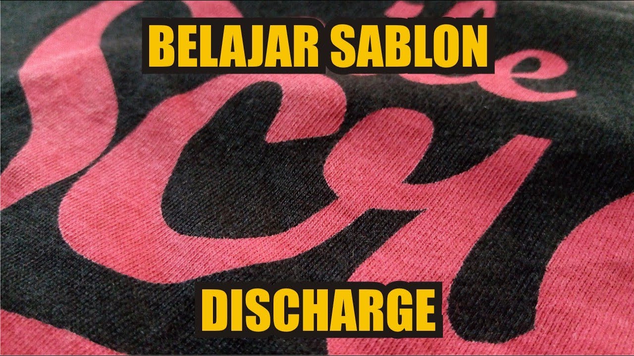 Sablon Discharge