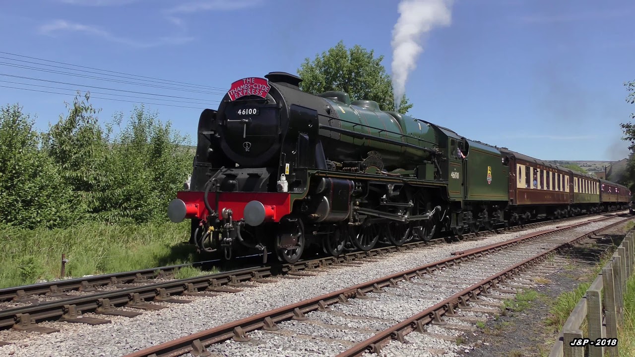 Keighley and Worth Valley Railway 50th Anniversary Gala Day 2 - 46100 Royal Scot 25-06-18