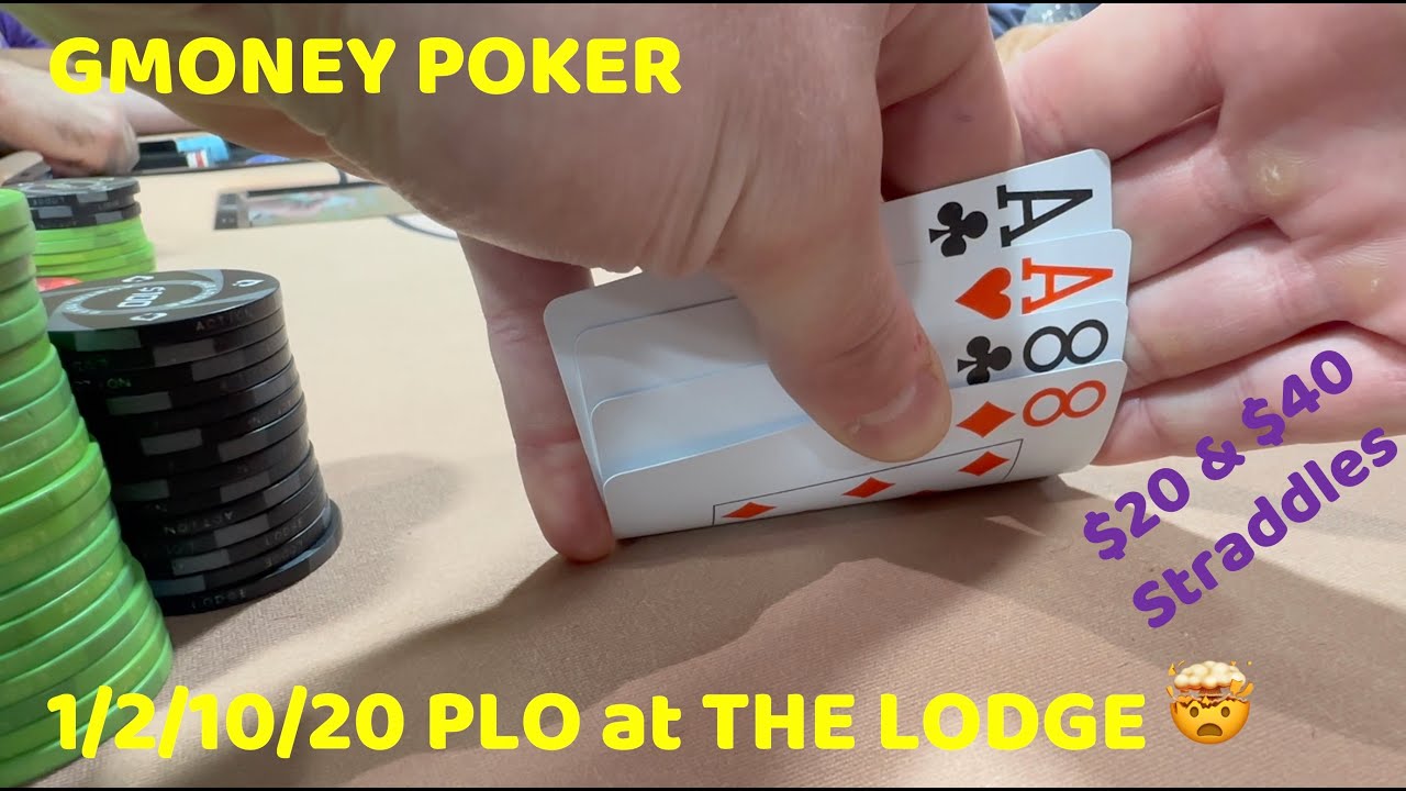 НЕРЕАЛЬНАЯ ИГРА PLO, СТРАДДЛЫ $40, МЫ ВСЕ В ИГРЕ! - PLO Poker в The Lodge - GMoney VLOG #5