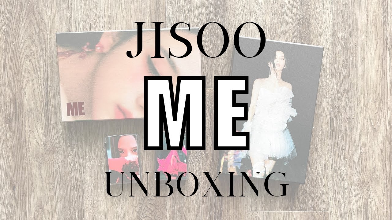 JISOO (BLACKPINK) Solo Album ME Unboxing 🌹