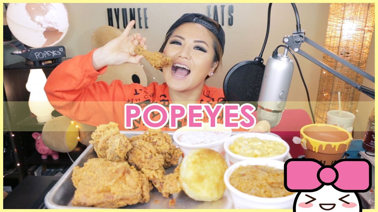 POPEYES FRIED CHICKEN | MUKBANG