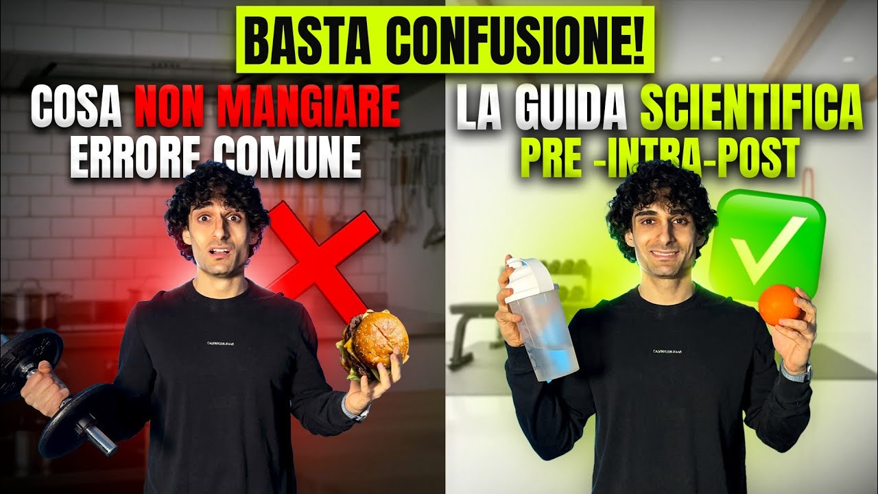 Cosa mangiare pre, durante e post -workout?