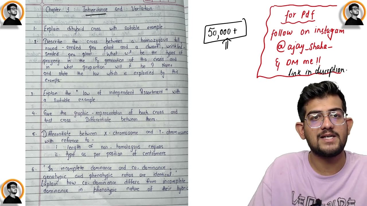 12th hsc biology important questions 2025 | biology class 12 hsc important questions 2025 12vi BOARD