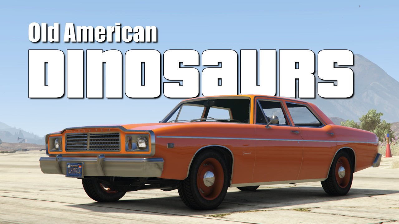 GTA V Online If Rockstar release Old American Sedans DLCs | American Dinosours