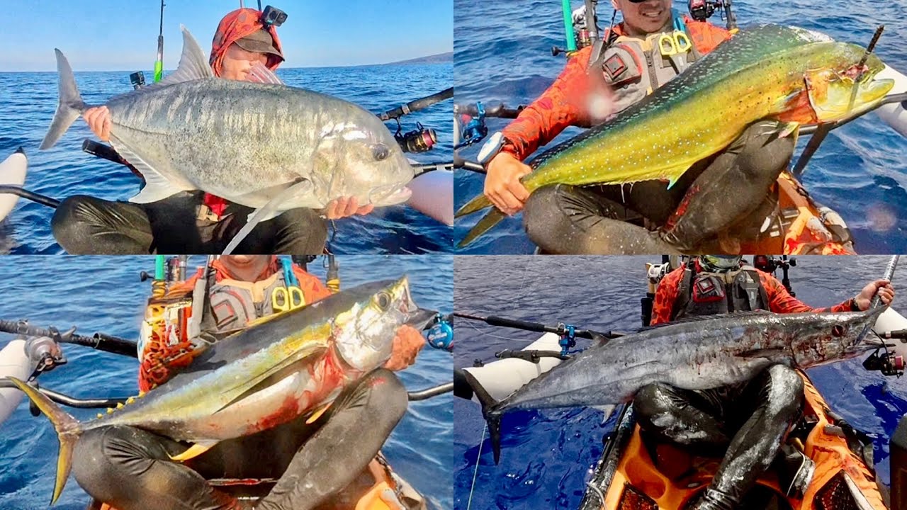 Crazy 2 days of Kayak fishing! Ahi, Mahi, Ono, Ulua 