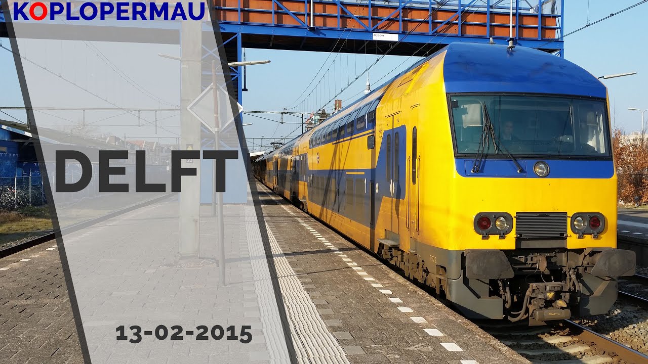 Back in Time: Treinen op station Delft - 12 februari 2015