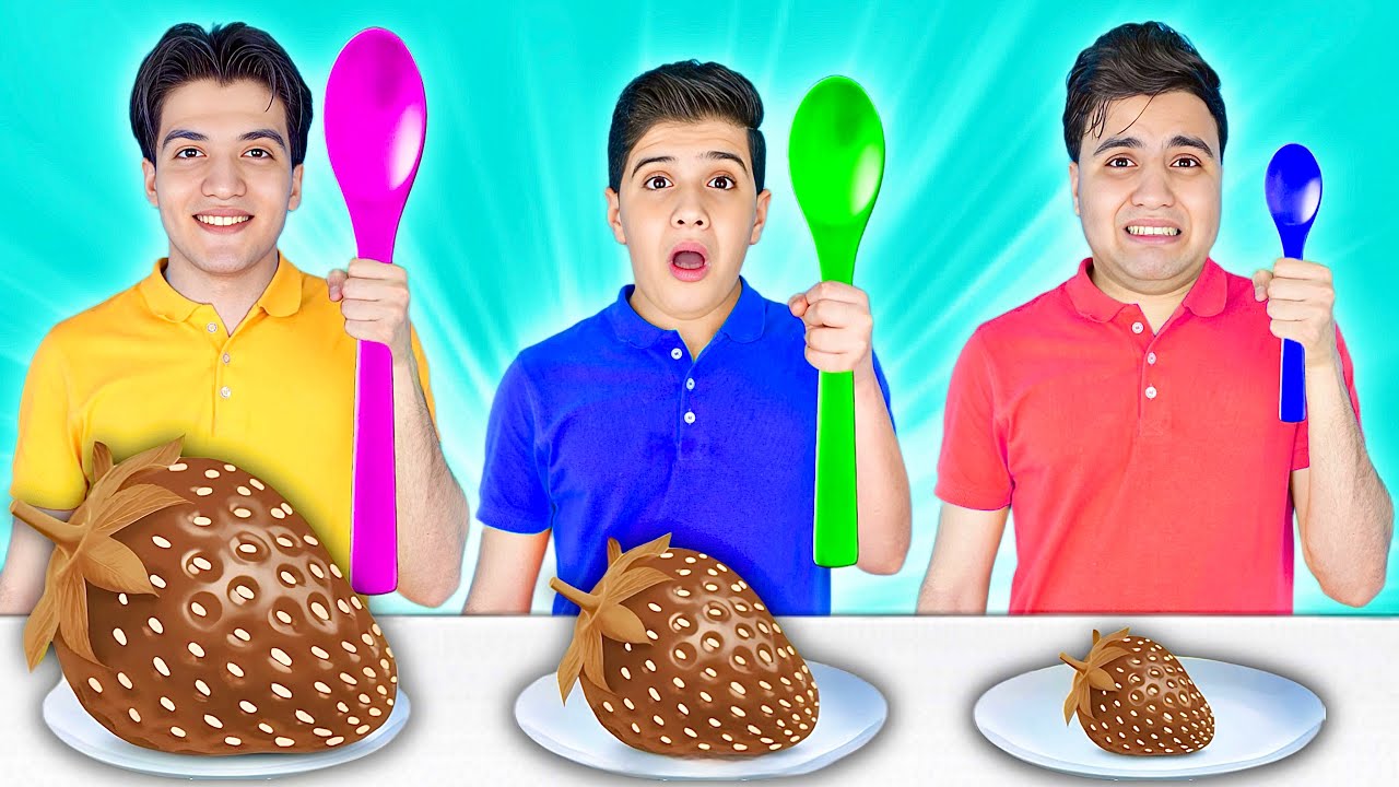 تحدي ملعقة الكبيرة ضد المتوسطة ضد الصغيرة 😱 | اخر من يتوقف يتعاقب ❌ نهاية غير متوقعه 🔥🤯 !