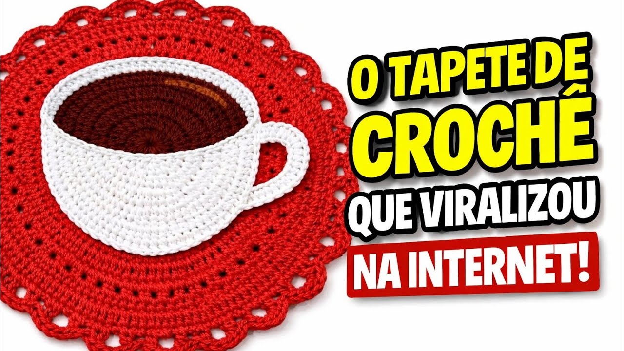 🔥 O Tapete de Croch&ecirc; Mais Viral da Internet | Tutorial Passo a Passo F&aacute;cil