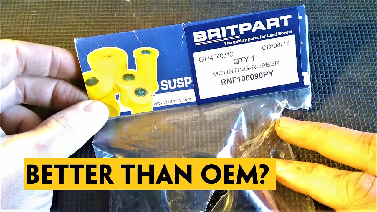 Britpart Rear Lower Shock Polybushes - 18 month review (RNF100090)